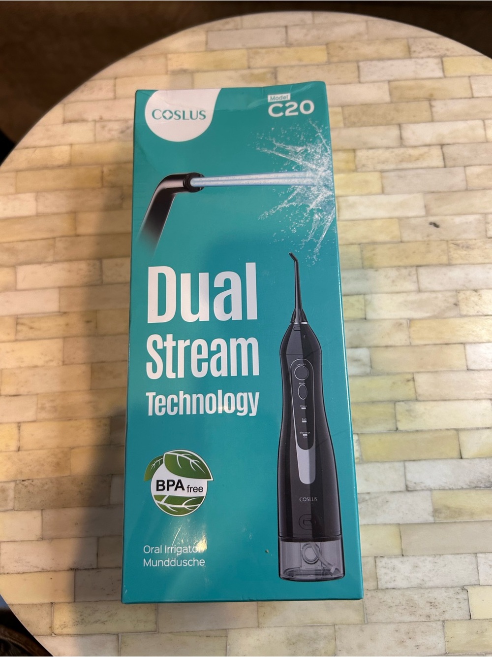 COSLUS C20 portable cordless water dental flosser